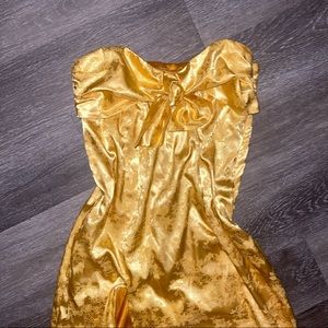 Gold sundress